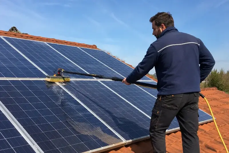 Nettoyage et entretien de panneaux solaires à Vignes